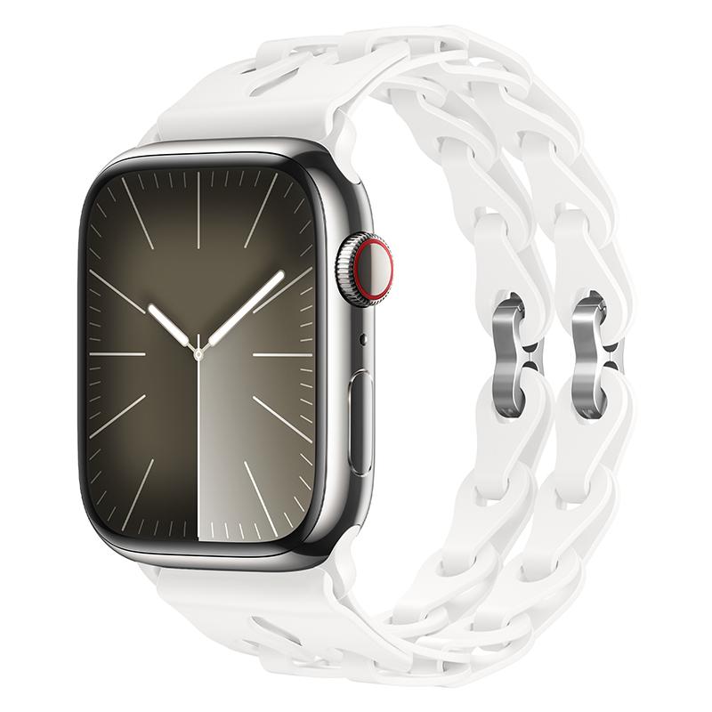 Silicone Strap For Apple Watch band 45mm 44mm 49mm 40mm 41mm 38mm 42mm belt correa Bracelet iWatch ultra 2 Series 9 8 7 6 5 3 Se