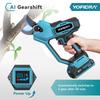 Yofidra 60mm AI Gears Control Brushless Electric Pruner Cordless Tree Bonsai Pruning Electric Scissors For Makita 21V Battery