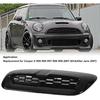 2PCS Front Engine Hood Vent Trim, Engine Hood Bonnet Trim Air Outlet Cover Replacement For S R56 R55 R57 R58 R59