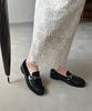Bit Motif PVC Rain Loafers/Women's R-1021BLACK36