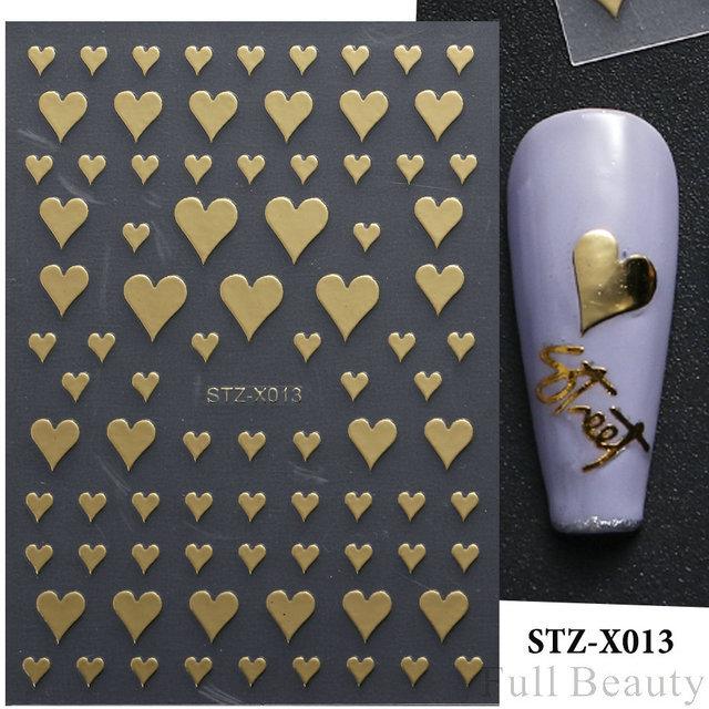 Nail Art Stickers New Chinese Style Butterfly Cat Eye Butterfly Beads Adhesive Nail Stickers