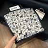 New old money wind chain neck scarf women's commuting versatile soft silk scarf neck protection shawl outer scarf