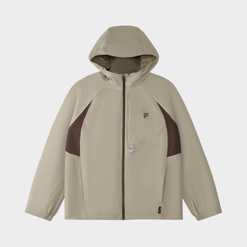 FILA FUSION Men s Color-Block Hooded Woven Jacket XL