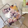 Colorful Flowers Pillow Case Square Pillow Bedroom Sofa Leisure Comfort Cushion Car Living Room Home Decoration 40X40