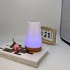 Wood Grain Touch Control Bedside Lamp - 13-Color Dimmable LED Night Light