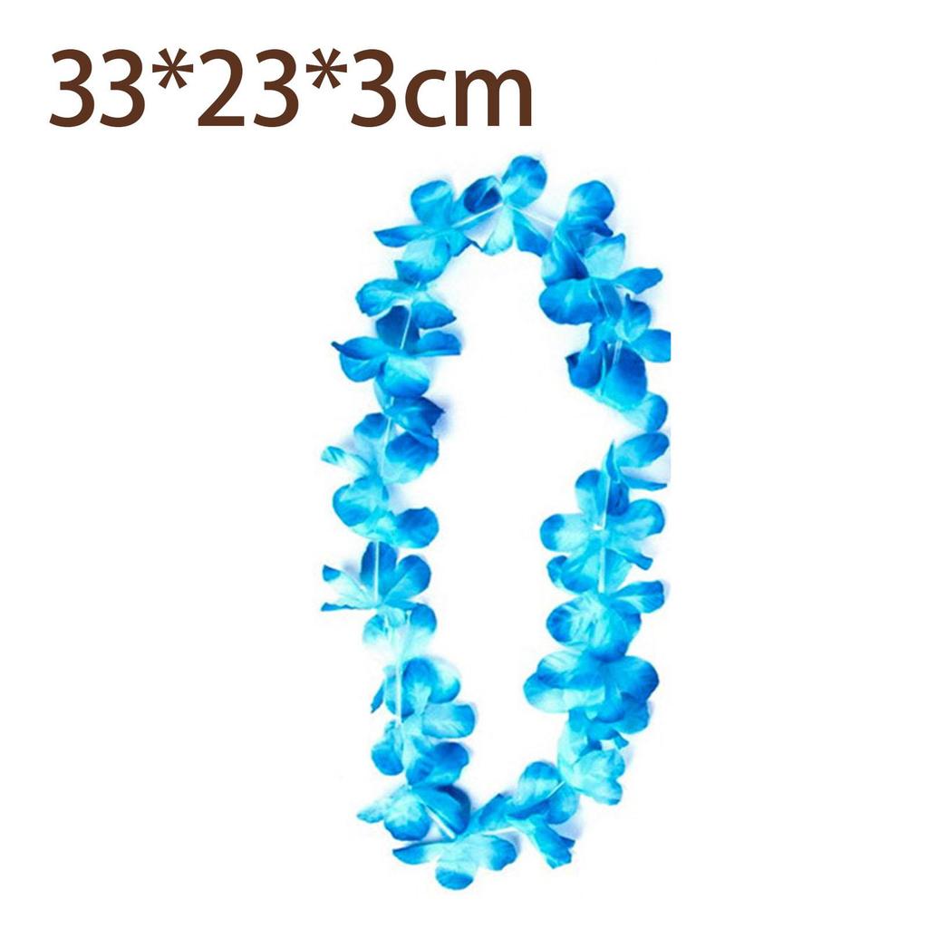 Hawaiian Leis Set for Men Women Artificial Flower Garland Necklace for