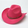 Tibetan Western Cowboy Hat Ethnic Style Travel Riding Hat Jazz Hat Casual Retro Ethnic Style Top Hat Tide