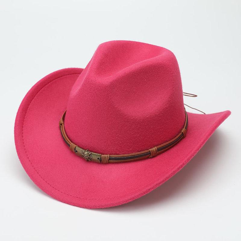 Tibetan Western Cowboy Hat Ethnic Style Travel Riding Hat Jazz Hat Casual Retro Ethnic Style Top Hat Tide