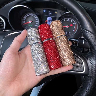 10ML Bling Mini Travel Perfume Bottle Refillable Perfume Atomizer Pocket Portable Travel Perfume Refill Bottle Car Accessories