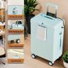 Front Hook Trolley Luggage Case for Students, Large Capacity Travel Case, Secure Men's Password Suitcase