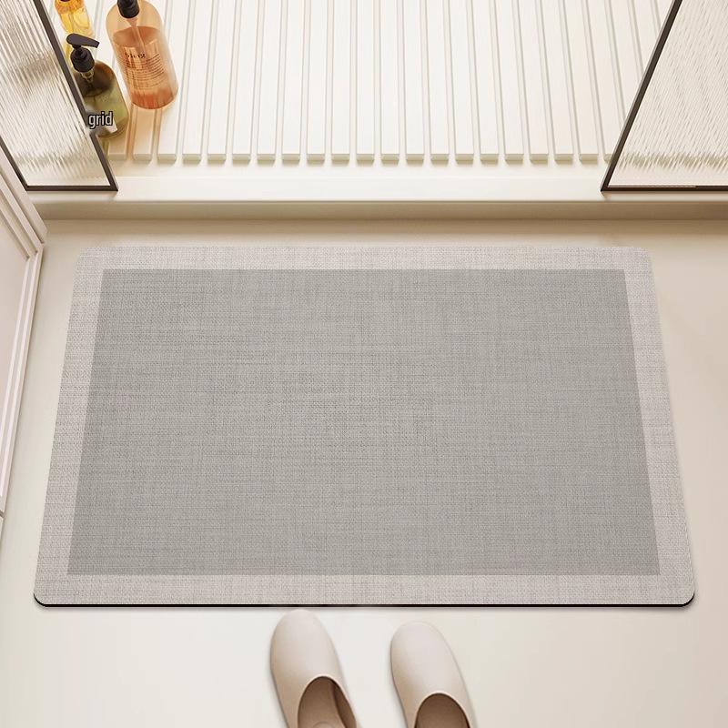 Minimalist Quick-Drying Non-Slip Diatomaceous Earth Bathroom Floor Mat