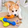Squeaky Dog Chew Toy Dog Teeth Cleaning Toy for Training,Playing,Chewing Toughs Durable Dogs Bone for Teeth Cleaning