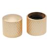 Musiclily 6mm Metal Guitar Dome Knobs for Telecaster Electric Precision Gold Guitars/PB Bass, (4 pieces)