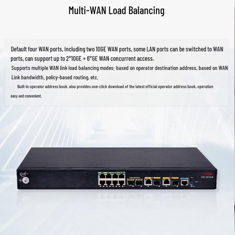 H3C RT-UR7808 Enterprise 10G VPN Router