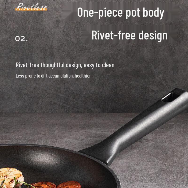 Sanhe Rivetless Non-stick Frying Pan 24cm