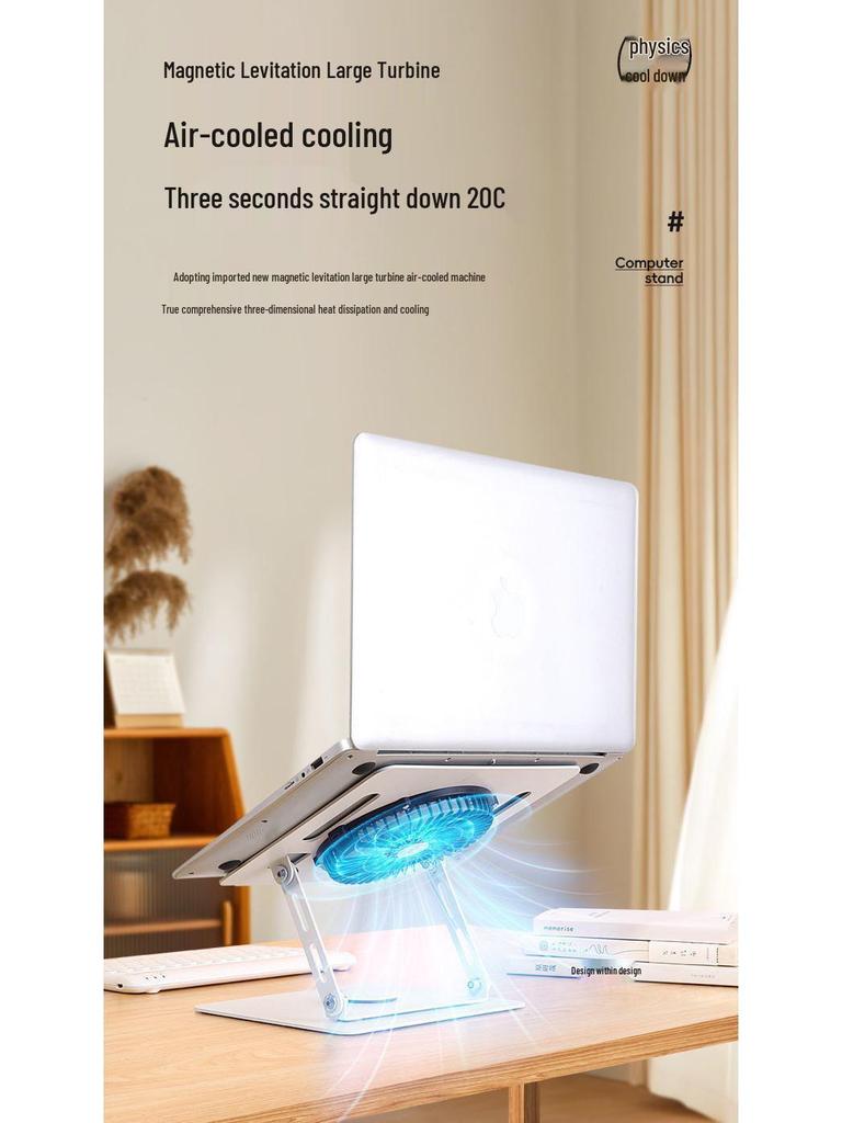 Faltbarer Verstellbarer Laptop- & Tablet-Kühlständer mit Integriertem Spielstützrahmen
