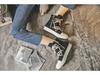 Spring 24 Pentagram Thick-Soled Canvas Sneakers: Stylish Unisex Hip-Hop High-Tops for Street Fashion