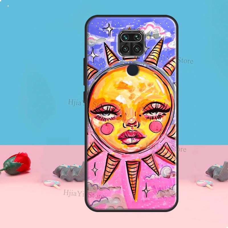 Husă de telefon estetică pentru copii indie hippie acid Trip pentru Xiaomi Redmi Note 11 Pro 10 9 8 8T 11S 10S Husă din spate pentru Redmi 10 9A 9T 9C