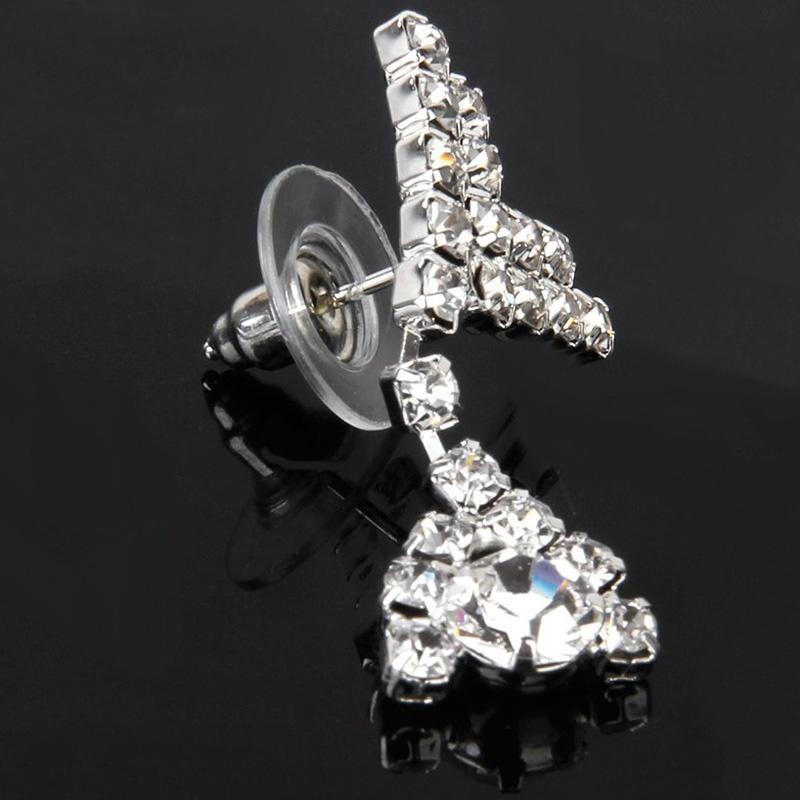 50 Stück Ohrring-Verschluss-Clutch mit Kunststoff-Pad