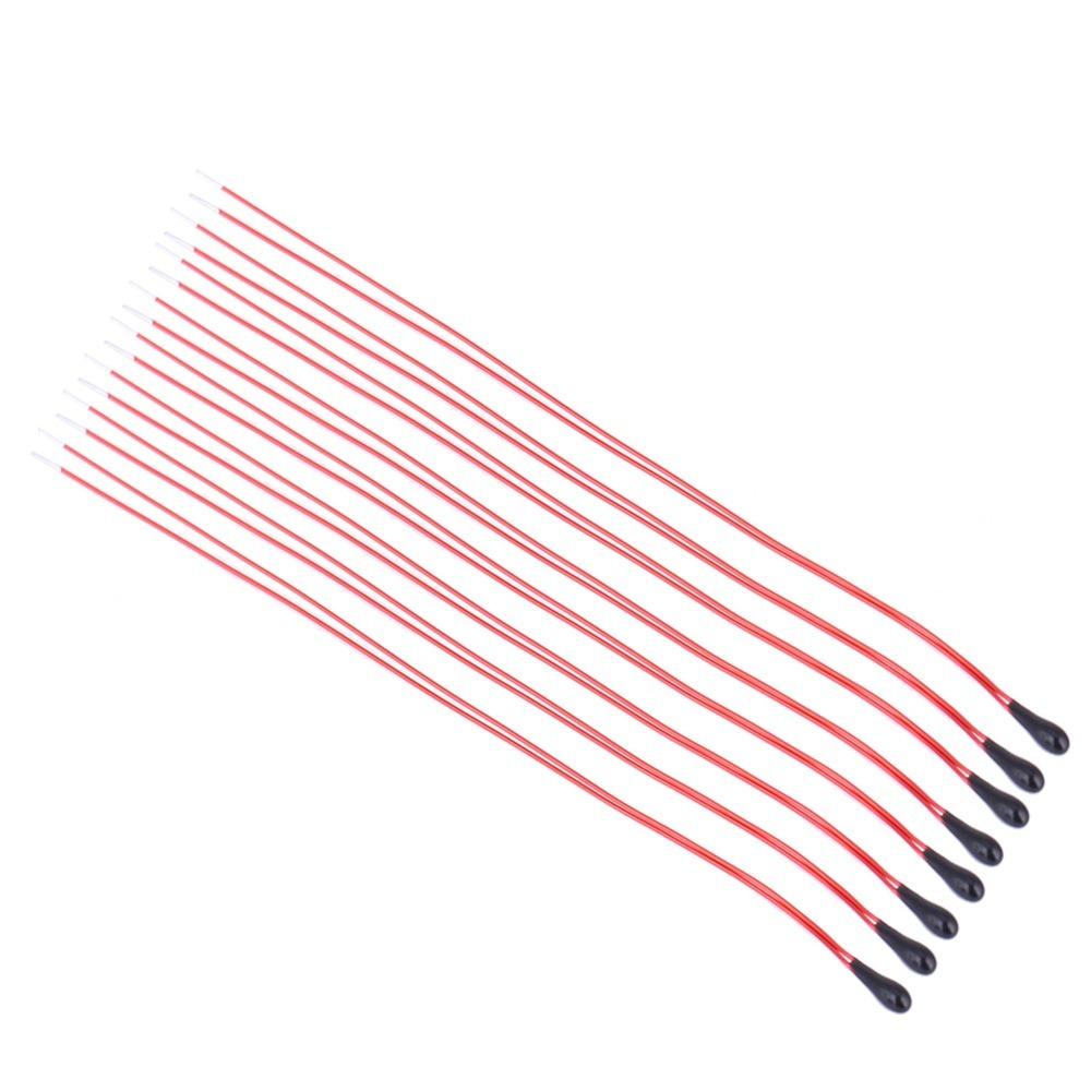 10PCS 5K/10K Temperature Sensor 60mm NTC Thermistor Thermistor Resistors  DIY Electronics