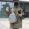 Casual breast bag, chest small satchel, outdoor sports running boys messenger bag, light and anti-splashing Korean version of tide youth