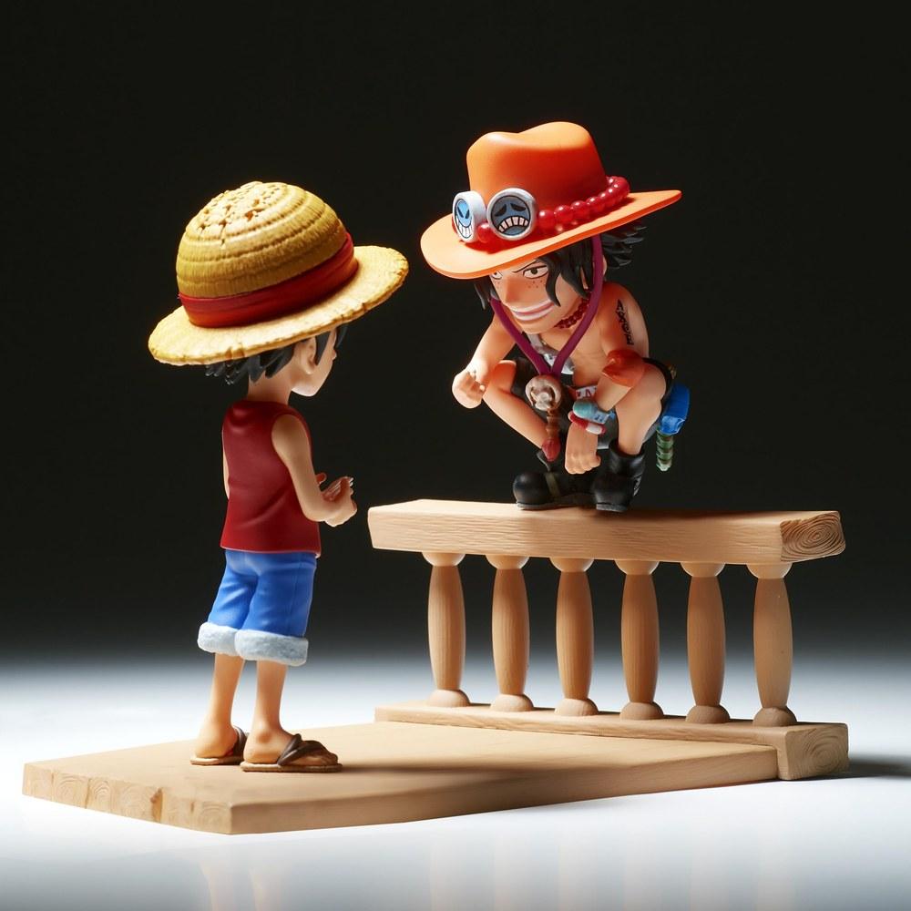 Banpresto One Piece Log Story Monkey D. Luffy and Portgas D. Ace World Collectable Figure
