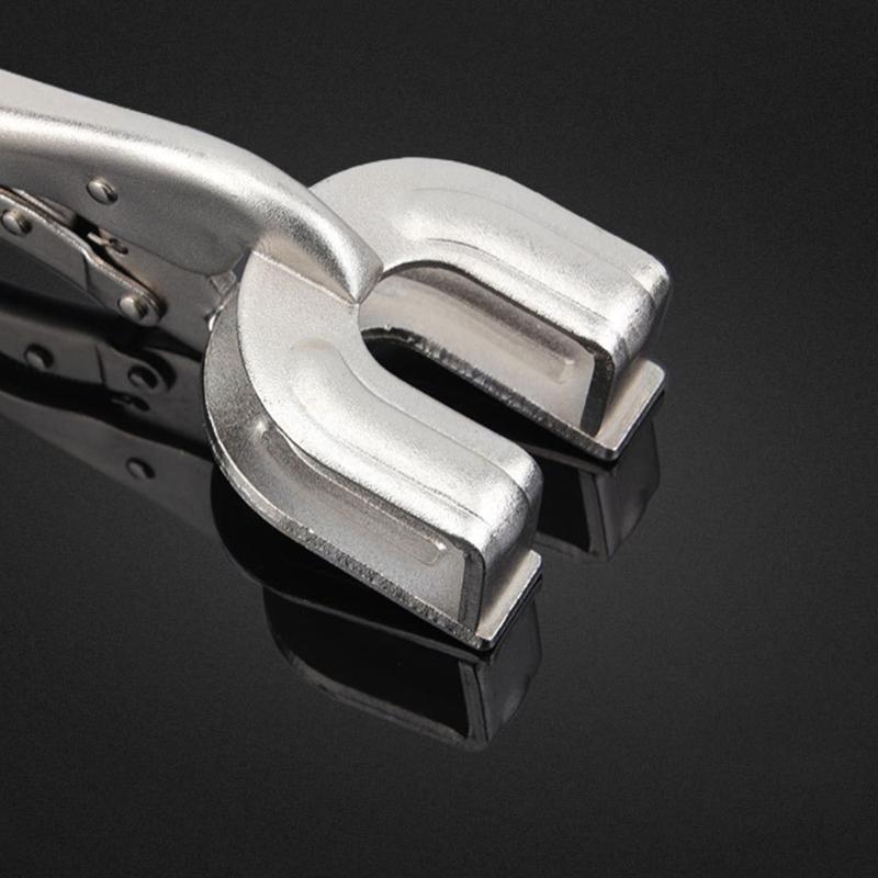 Locking Pliers Adjustable Wear Resistant Flat Head Vise Locking Grip Pliers Multifunction Welding Clamps Hand Tools