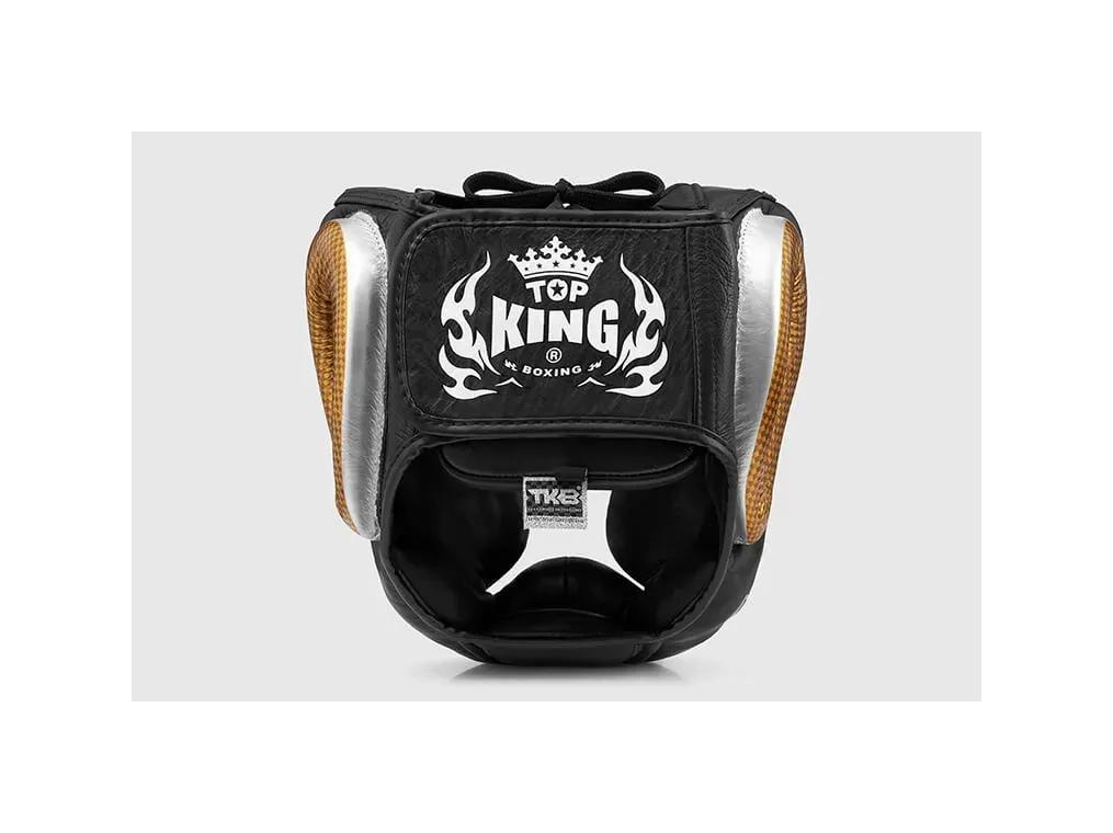 Top King Empower Boxing Helmet Black/Gold M