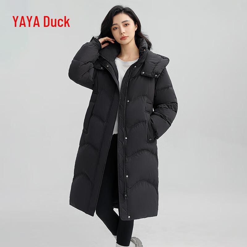 

Yaya Women s Mid-Length Hooded Down Jacket L