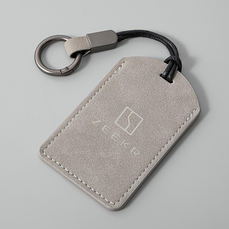 Zeekr 001 Bluetooth Key Case: Suede 3D Smart Key Bag Accessory