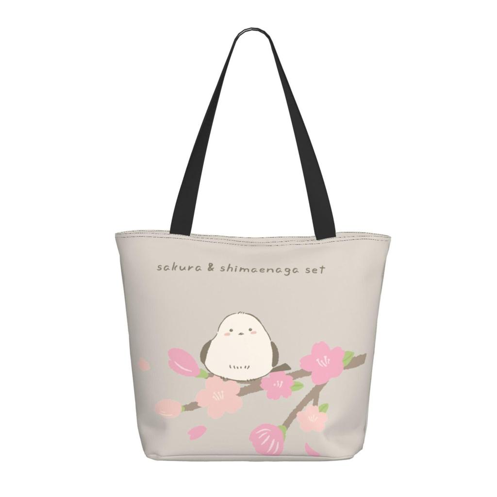 FURONGA Koolmees Vogel Tote Bag voor Dames, Lichtgewicht, Grote Capaciteit, A5 Capaciteit, Populair, Stijlvol, Duurzaam, SchouderHandtas, Reizen,