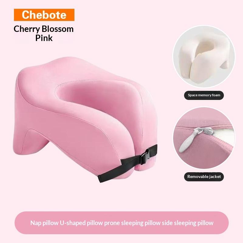 Portable U-Shaped Travel Pillow Memory Foam Sleeping Pillows Office Nap Pillow Car Airplane Neck Cushion Ergonomic Head Support