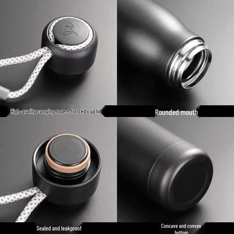 Large Capacity Insulated Water Bottle - Portable Thermos for Sports, Fitness & Outdoor Activities - Suitable for Men, Women & Children