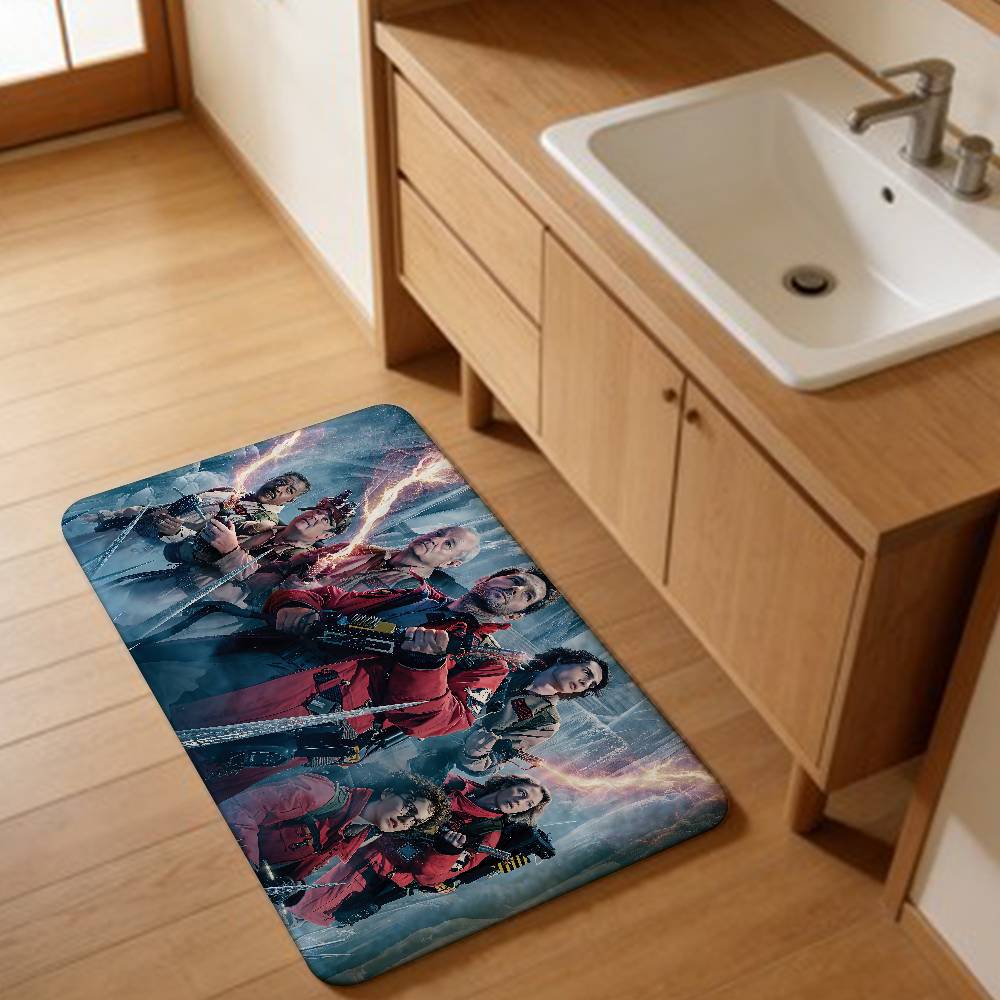 Movie-G-Ghostbusters Floor Carpet Anti-slip Absorb Water Long Strip Cushion Bedroon Mat Welcome Rug