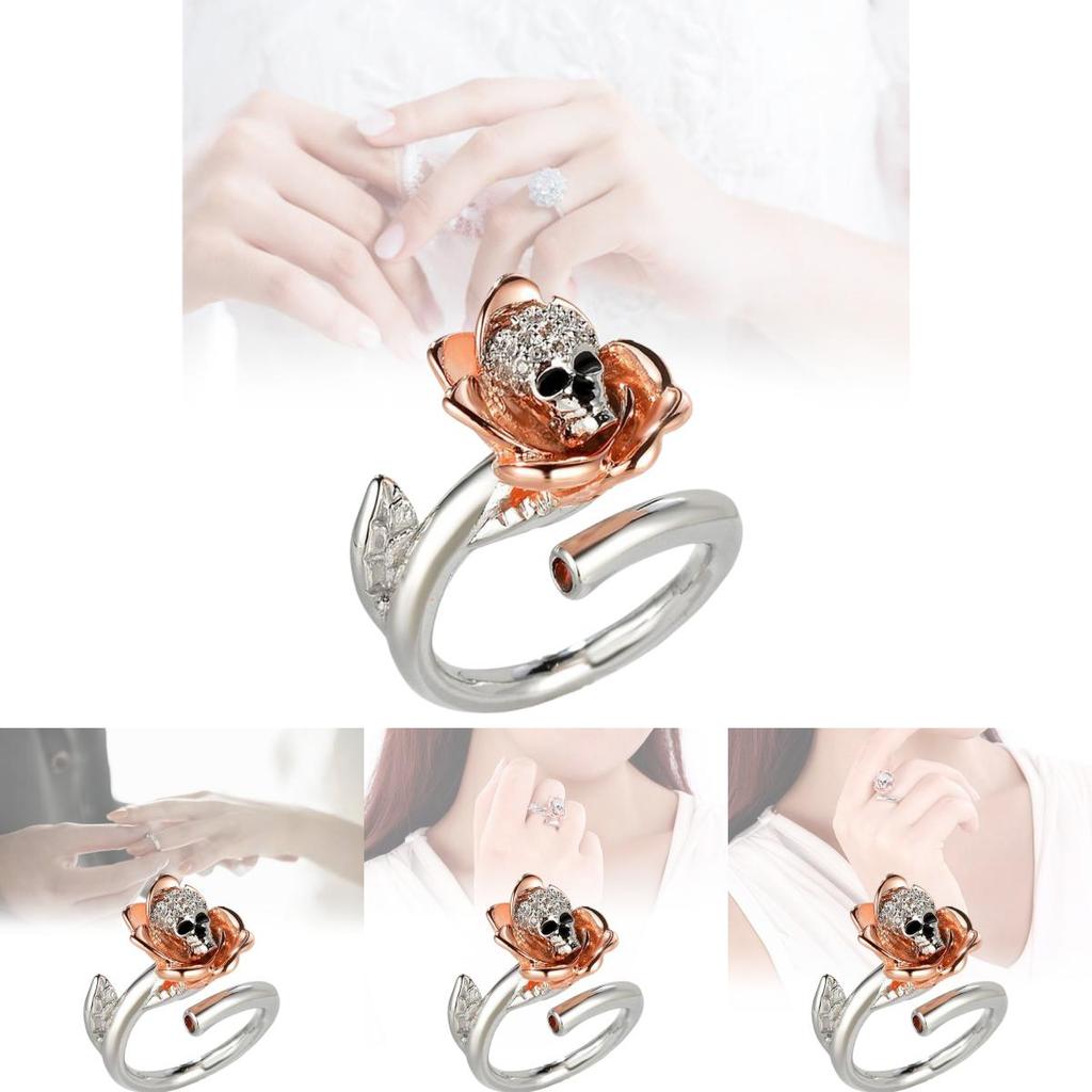 Elegant Zircon Inlaid Copper Ring Trendy Lightning And Meteor Design For Men And Women