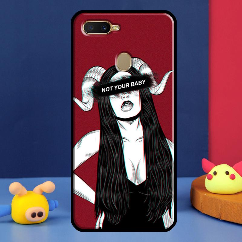

Devil Girl Woman Case For Oppo A16 A76 A96 A58 A78 A98 A5 A9 A91 A15 A17 A77 A52 A72 A74 A94 A54S A57S Cover OPPO A17