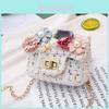 Adorable Cartoon Kids Crossbody Bag With Flower Design For Girls Mini Purse