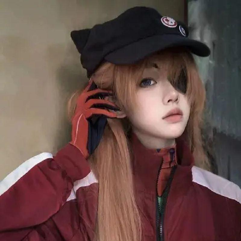 Asuka Eva Langley Soryu Hat Cosplay Accessories Fashion Hallowmas Gift Fans