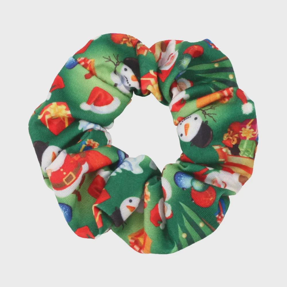 Christmas Hair Ring Set: Snowman, Bells, Santa Hat, Antlers, Candy Cane & Festive Accessories