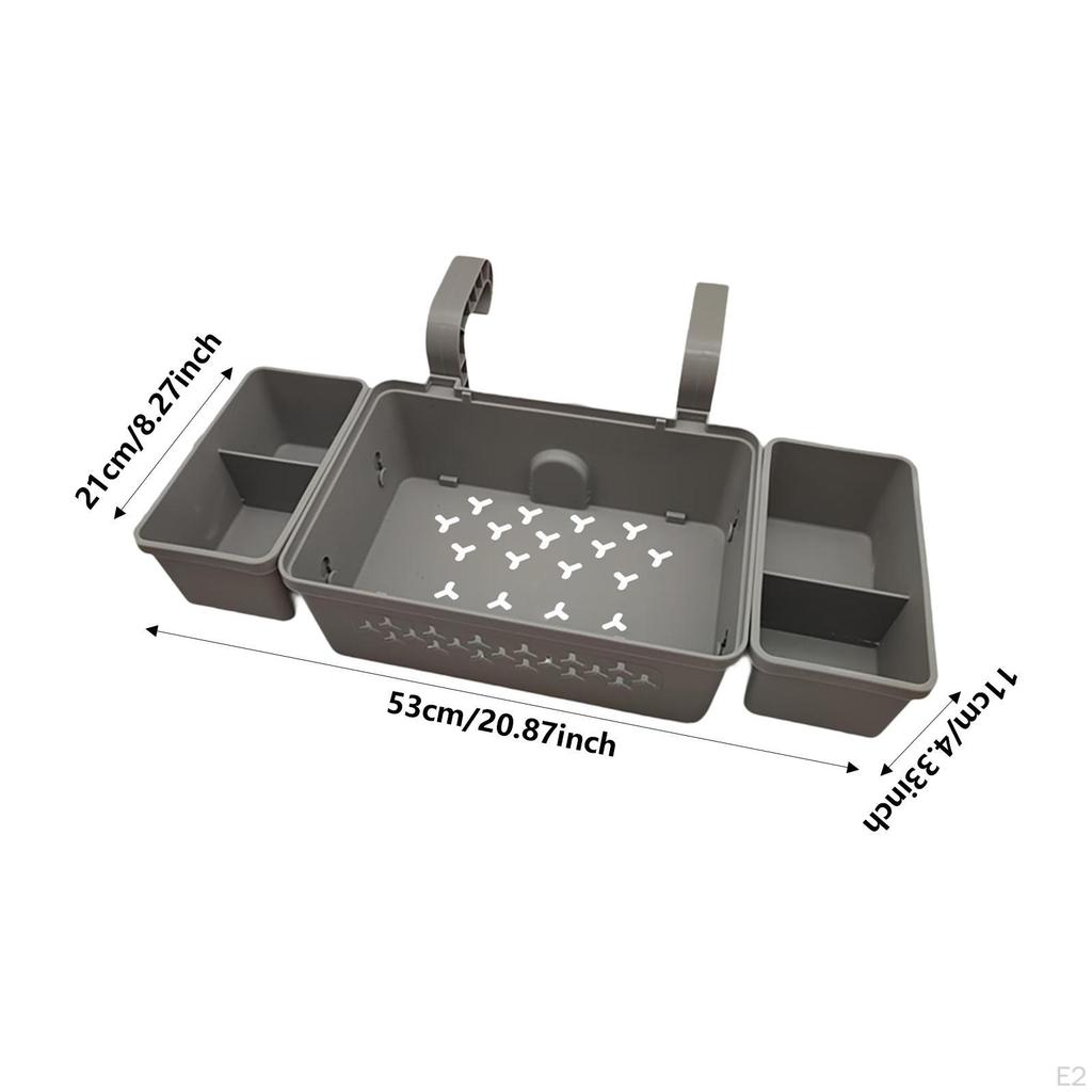 , Multifunktioneller Seitenhänge-Organizer-Behälter, der für die meisten Aufstellbecken passt, mit Badekappe