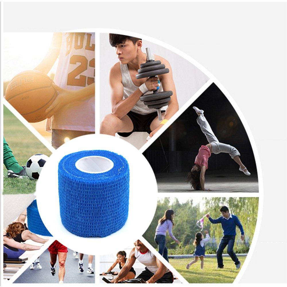 Elastisch dick 6 Rollen Selbstklebeband, Verband, dehnbar, Typ,