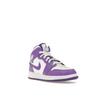 Air Jordan 1 Mid GS Purple Venom Kids Sneakers White DQ8423-511