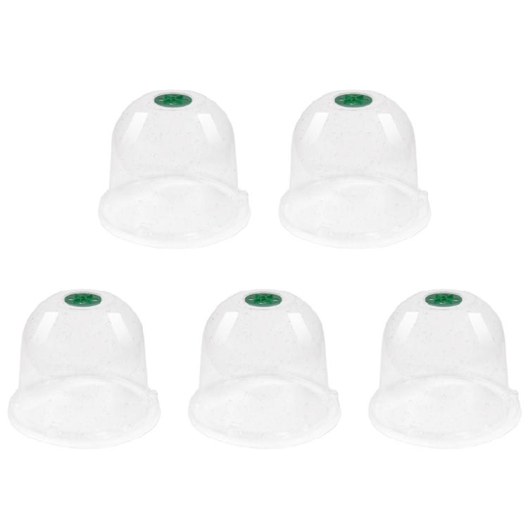 5PCS PVC Plant Protectors Dome Covers with Highly Visibility And Cold Weather Resistances for Garden Greenhouses Use