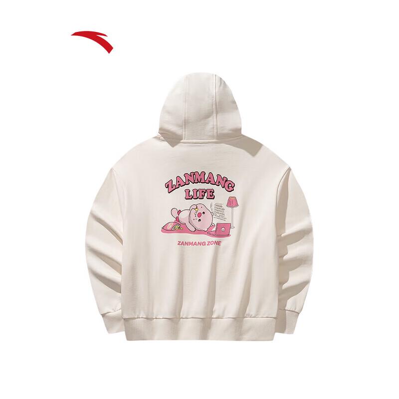 ANTA x ZANMANG LOOPY Women's Casual Hooded Print Sweatshirt