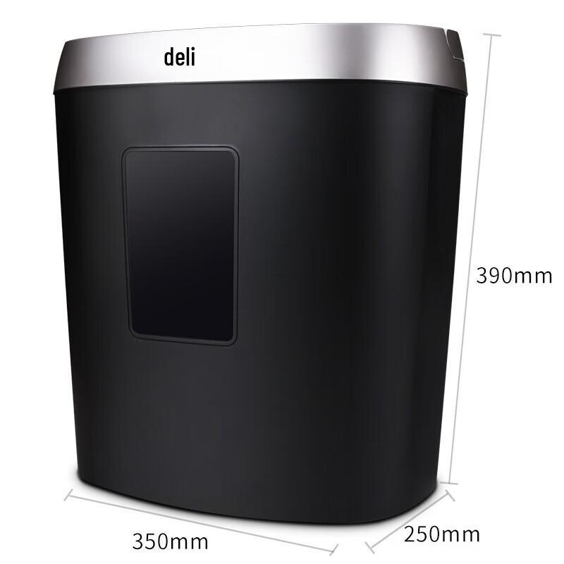 Deli Mini Desktop Paper Shredder CN Plug (adapter Included)