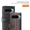 For Google Pixel 9/Pixel 9 Pro Case Genuine Split Leather Phone Cover with Wallet Stand