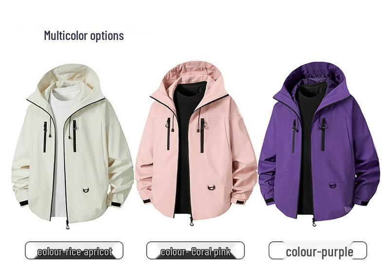 2025 High-Quality Unisex Loose Sporty Windbreaker: Spring Casual Youth Style Jacket