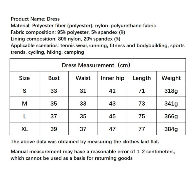 NEW Bare Feel Sports Dress with Pocket,anti-exposure,tennis Wear with Bra Pads,gym Suit,yoga,running, Sports Trends, Cycling Dress White