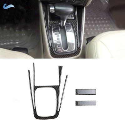 For VW Golf 4 Jetta Bora MK4 R32 GTI 1999 - 2004 Car Carbon Fiber Interior Gear Shift Panel Frame Rear Water Cup Cover Trim