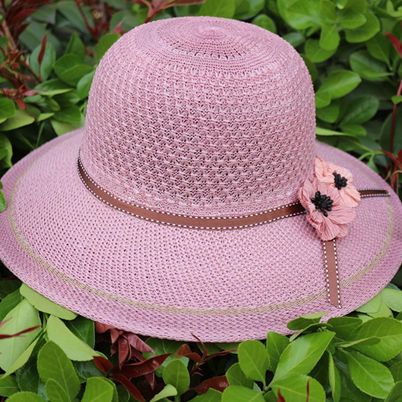 Elegant Sunscreen Straw Hat With Large Eaves, Breathable Sunshade Hat, Able And Lightweight Beach Hat